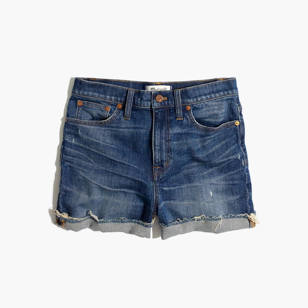 Madewell High-Rise Denim Shorts in Glenoaks Wash - Picture 3 of 8